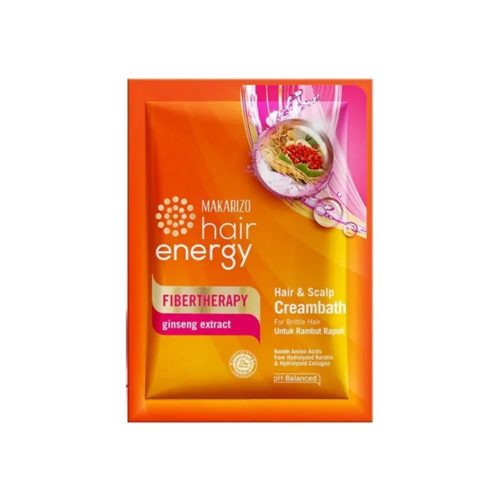 Makarizo Hair Energy Creambath Ginseng 30Ml