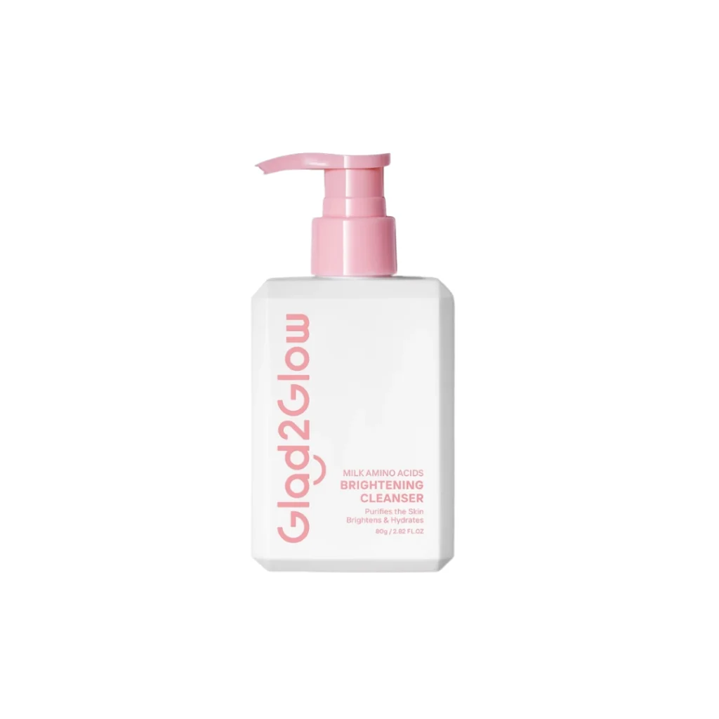 Glad2Glow Milk Amino Acid Gentle Cleanser Face Wash 80Ml